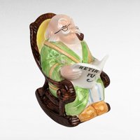 Vintage Retirement Bank & Golf Mug Set, Lefton Piggy Bank, Funny Golfer Mug, Gift for Retiree, Man Cave Decor