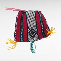Vintage Handmade Bags, Exotic Design, Handwoven, Black & White, Boho Style, Gift for Her