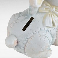 Vintage Nursery Decor Lot, Winnie the Pooh Blanket, Bunny Bank, Rocking Horse Planter, Cake Topper, Gift for Baby Shower