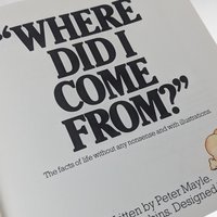 1975 Where Did I Come From and What's Happening to Me by Peter Mayle, Softcover, Set of 2, Children's Sex Education, Puberty Books, Vintage