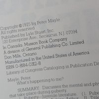 1975 Where Did I Come From and What's Happening to Me by Peter Mayle, Softcover, Set of 2, Children's Sex Education, Puberty Books, Vintage