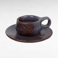 Vintage Handmade Pottery Collection, Cookie Monster Mug, Signed Mugs, Studio Bowl, Cup and Saucer Set, Gift for Collector