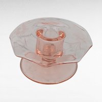 Vintage Decor Lot, Cream Bowl, Pink Glass Candlestick, Napcoware Egg Vase, 1950s Decor, Gift for Collector