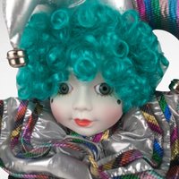 Vintage Victoria Ashlea Bette Ball Jester Music Box, Musical Figurine, Collectible, Plays Music Box Dancer, Unique Gift