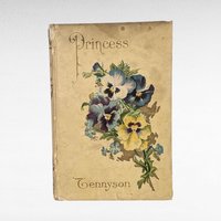Antique Alfred Lord Tennyson The Princess Maud and Other Poems, Hardcover Book, Poetry,  Collectible Book, Vintage Literature