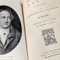 Antique Goethe's Faust Part 1, Translated by Bayard Taylor, Hardcover Book, Classic Literature, German Literature, Collectible Book
