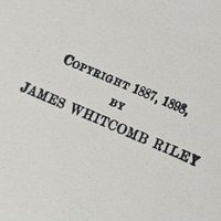Antique Afterwhiles by James Whitcomb Riley, Hardcover Book, Poetry Collection, Hoosier Poet, Collectible Book, Gift for Book Lovers