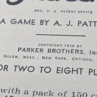 1938 Vintage Parker Brothers Flinch Card Game, Complete Set, Collectible Card Game, Gift for Game Collectors, Family Fun