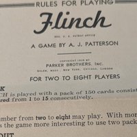 1938 Vintage Parker Brothers Flinch Card Game, Complete Set, Collectible Card Game, Gift for Game Collectors, Family Fun