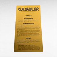 1977 Vintage Parker Brothers Gambler Board Game, Complete Set, Collectible Board Game, Gift for Game Collectors, Family Fun