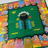 1977 Vintage Parker Brothers Gambler Board Game, Complete Set, Collectible Board Game, Gift for Game Collectors, Family Fun