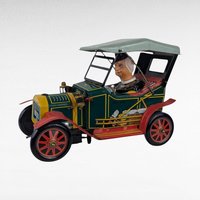 NON WORKING Vintage Mystery Action Tin Car, 1960s Japanese Toy, Collectible Toy Car, Battery Operated, Display Piece, Gift for Collector