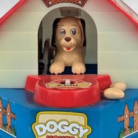 Vintage Everlast Plastic Doggy House Bank, 1950s Coin Savings Bank, Puppy Gift, Children's Room Decor, Collectible Toy Bank