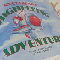 Vintage 1987 Santabear's High Flying Adventure Book, Dayton Hudson, Lenore Kletter, Children's Book, Christmas Story, Gift for Kids