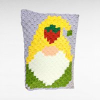Handmade Crochet Gnome Wall Hangings | Pair of Gnomes | January and September Decor | C2C Crochet | Nursery Decor | Gift for Gnome Lovers