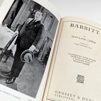 1922 Babbitt by Sinclair Lewis | First Edition | Hardcover Book | Antique Literature | Illustrated | Classic American Novel