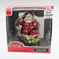 Vintage Coca-Cola Santa Claus Blown Glass Ornament | Christmas Ornament | Coke Collectible | Holiday Decor