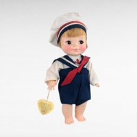 Vintage Effenbee Half Pint Sailor Doll, 10.5" Plastic Doll, Collectible Toy, Nautical Nursery Decor, Boy Doll