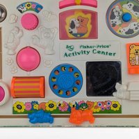 Vintage 1984 Fisher-Price Activity Center - Baby Toy - Crib and Playpen Toy - Sensory Toy