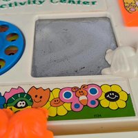 Vintage 1984 Fisher-Price Activity Center - Baby Toy - Crib and Playpen Toy - Sensory Toy