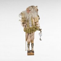 Vintage Santa Elf Figure in Gold | Christmas Elf Decor | Holiday Decor | Whimsical Elf Figurine