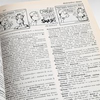 1999 Merriam-Webster Garfield Dictionary, Softcover, Children's Dictionary, Educational Book, Fun with Language, Gift for Students
