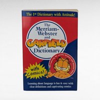1999 Merriam-Webster Garfield Dictionary, Softcover, Children's Dictionary, Educational Book, Fun with Language, Gift for Students
