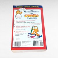 1999 Merriam-Webster Garfield Dictionary, Softcover, Children's Dictionary, Educational Book, Fun with Language, Gift for Students