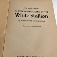 1961 Walt Disney's White Stallion Book, Rutherford Montgomery, Vintage Children's Literature, Horse Lover Gift, Collectible Disneyana