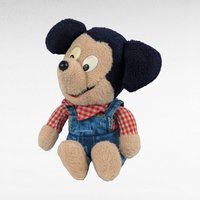 Vintage 1970s Mickey Mouse Plush Toys, Collectible Disney Memorabilia, Classic Character Dolls, Gift for Collectors