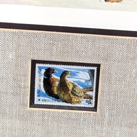 1987 Minnesota Pheasant Habitat Stamp Print, Framed & Signed Brian Jarvi, Limited Edition #1835/3500