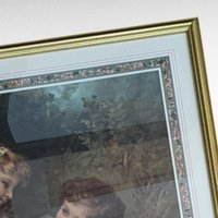Vintage Frederick Morgan "Sweethearts" Print, Framed Romantic Couple Artwork, 29.5 x 23.25 Inches