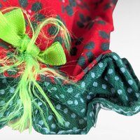 Vintage Christmas Plush Lot - Ty Attic Treasures Klause Bear, Bachman's Santa in Bag, Red/Green Teddy Bear Couple - Holiday Decor