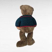 Vintage Sweater Bear Plush Pair - Gund Apple Sweater Teddy, Commonwealth USA Sweater Bear - Collectible Plushies, Vintage Toys, Gift Ideas