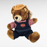 Vintage Teddy Bear Pair, America Wego Denim Bear, 1985 Dakin Del Monte Bear, Collectible Plush Toys, Gift for Kids