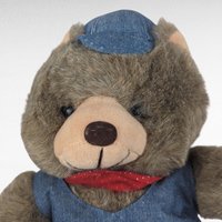 Vintage Teddy Bear Pair, America Wego Denim Bear, 1985 Dakin Del Monte Bear, Collectible Plush Toys, Gift for Kids