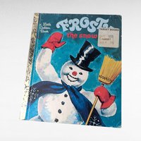 Vintage Christmas Children's Book Lot, Frosty the Snowman, Rudolph, Winnie the Pooh Sweetest Christmas, Holiday Books, Gift for Kids