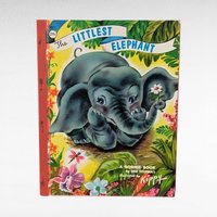 Vintage Children's Book Lot, Littlest Elephant, Romper Room Safety, Mouse and the Elephant, Collectible Kids' Books, Gift for Young Readers
