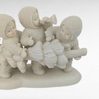 Vintage Dept 56 Snowbabies "Hi Ho, Hi Ho" Figurine, Collectible Snowbabies Figure, Gift for Snowbabies Collector, Christmas Decor