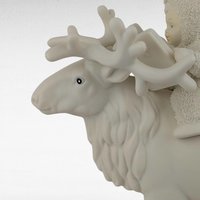 Vintage Dept 56 Snowbabies "A Journey for Two by Caribou!" Figurine, 8 Inch, Collectible Snowbabies, Gift for Collector, Christmas Decor