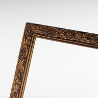 Vintage Wooden Picture Frame, Gold Accent Frame, 16x12 Frame, Photo Display, Wall Decor, Gift for Home, Vintage Photo Frame