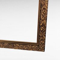 Vintage Wooden Picture Frame, Gold Accent Frame, 16x12 Frame, Photo Display, Wall Decor, Gift for Home, Vintage Photo Frame