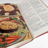 1950 Betty Crocker Picture Cook Book, Vintage Cookbook, Retro Kitchen Decor, Gift for Cook, Classic Recipes, Hardcover Cookbook