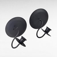 Vintage Black Old Orchard Wall Sconce Candle Holder Pair, Gothic Style Candle Wall Sconces, Iron Candle Holders, Home Decor, Gift for Her