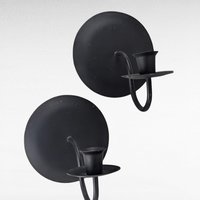 Vintage Black Old Orchard Wall Sconce Candle Holder Pair, Gothic Style Candle Wall Sconces, Iron Candle Holders, Home Decor, Gift for Her