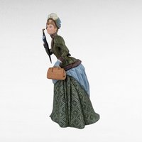 1987 Avon Mrs. Albee Lady Figurine Award, Vintage Avon Collectible, Gift for Avon Representative, Home Decor