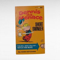 Vintage Dennis the Menace Books, Set of 6 Softcovers, Hank Ketcham, 1960s-70s Comics, Gift for Collector, Retro Nostalgia