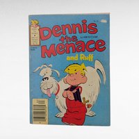 Vintage Dennis the Menace Softcover Book Set, Hank Ketcham, 1977-78, Christmas, Ruff, Gift for Kids, Comic Collectors, Nostalgia