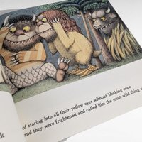 Vintage Where the Wild Things Are by Maurice Sendak, 1991 Softcover, Children's Book, Illustrated Classic, Bedtime Story, Nostalgic Gift