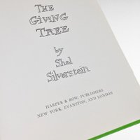 Vintage 1964 The Giving Tree by Shel Silverstein, Hardcover Children's Book, First Edition, Classic Illustrated Storybook, Haper and Row